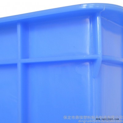 山西鼎瑞大号家用整理箱塑料 /周转箱厂家/蓝色加厚加盖子塑料周转箱储物箱图8
