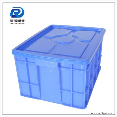 全新料生鲜配送加厚物流箱地摊箱全新料加厚塑料周转箱塑料箱带盖周转箱图8