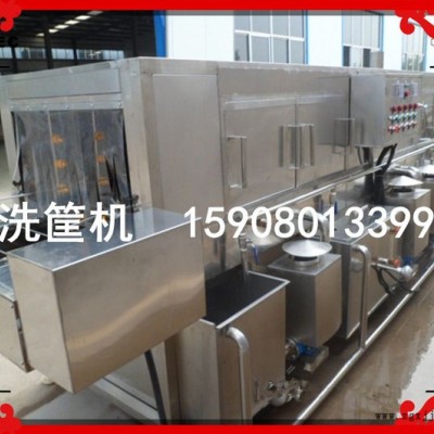 洗筐机生产厂家找诸城佳品机械 塑料箱清洗机 双面高压喷淋清洗机 河北洗筐机 气泡热水水浴 热水清洗机图3