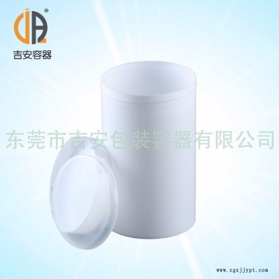吉安容器 现货供应1L 1.5L 2L升大口直身易开罐 广口塑料罐食品包装瓶 内外盖按压盖图3
