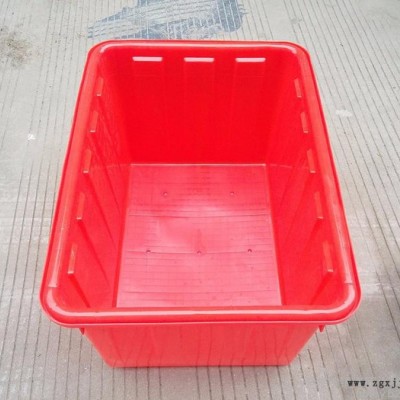 供应 140L,塑料水箱上海 宁波运输海鲜 专用箱  塑料箱 740*550*440图3