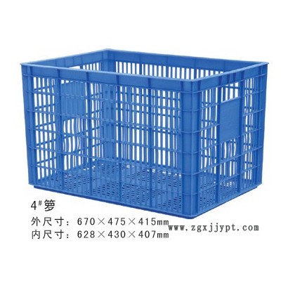 深圳全新蓝色塑料箱，塑料箱厂家图5