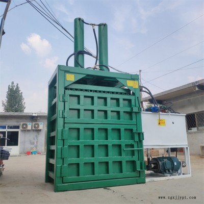 塑料瓶挤扁机型号 牡丹江塑料瓶打包机  破布料针织液压打包机富兴图7