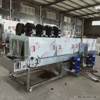 鼎鸿XKJ-2000型热碱水去污洗盘机 隧道式洗盒机  风干式洗盘机  隧道式洗盒机  塑料箱清洗机图5