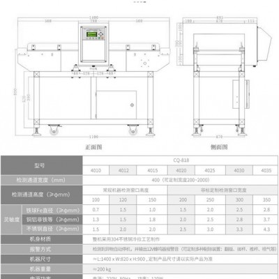 包装盒金属检测机  塑料盒金属检测器  糖果金属检测机  面粉金属探测设备  食盐全金属探测仪  流水线金属探测设备 在图2