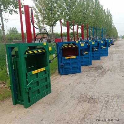 出售  立式液压打包机批发 家用型废纸箱打包机 立式液压金属打包机图4