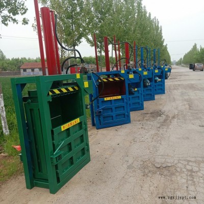 出售  立式液压打包机批发 家用型废纸箱打包机 立式液压金属打包机图5