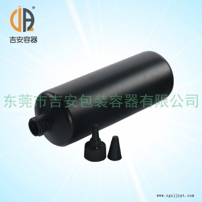 供应1L黑尖瓶美甲专用瓶 UV胶瓶 尖嘴瓶 化工塑料瓶图4