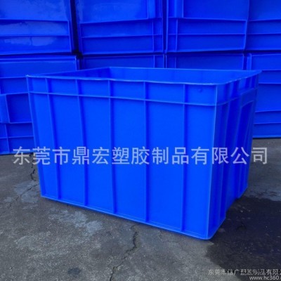 深圳福永塑料箱 纱管箱 蓝色注塑箱 塑胶6号五金箱 540*图3