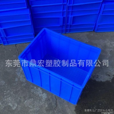 深圳福永塑料箱 纱管箱 蓝色注塑箱 塑胶6号五金箱 540*图2