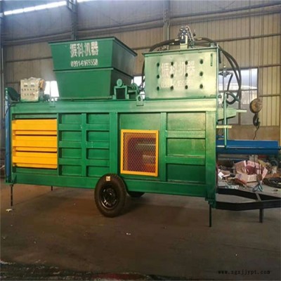 振科机械供应塑料瓶易拉罐卧式液压打包机 卧式打包机 全自动塑料瓶打包机尺寸定制批发厂家图3