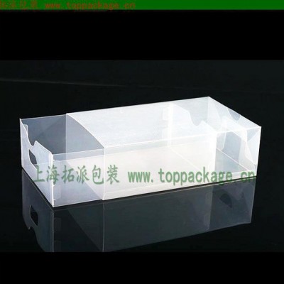 环保PP胶盒 PP餐具胶盒 PP斜纹折盒  自动扣底盒 PP图3