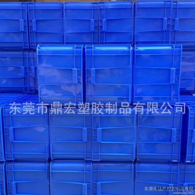 东莞道滘**蓝色塑料箱 周转塑料箱 25号结实耐用 耐摔耐撞图3
