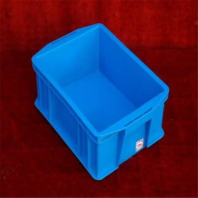 塑料箱  品种规格齐全 各种尺寸可叠落蓝色塑料箱 九州塑料