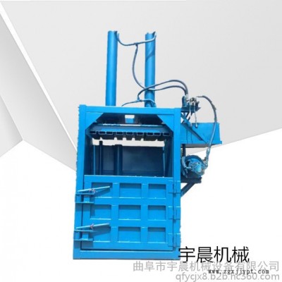 自动翻包立式塑料瓶压缩打包机  立式纸壳压扁机图3