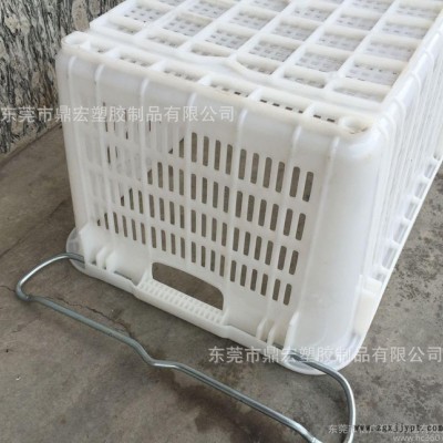 深圳龙岗平湖2.7kg农副产品生鲜配送周转萝 白色带耳运输胶图2