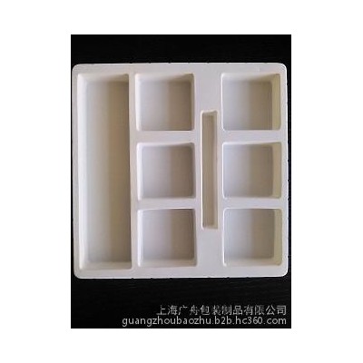 供应吸塑包装。PS植绒化妆品餐具日用品托盘图6