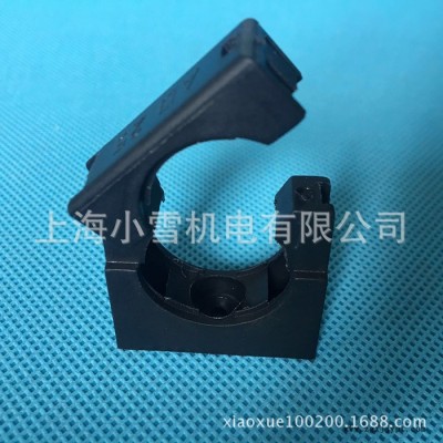 尼龙波纹管固定支架AD25 塑料软管固定支架 浪管固定座 带盖支架图3