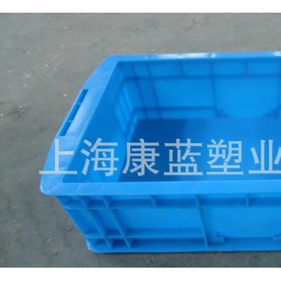 直销420-125塑料箱 物流周转筐带盖搬运箱上海塑料箱塑料