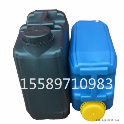 加厚20L塑料化工方桶 多用化水堆码桶20升加工批发25L蓝色化工桶图3