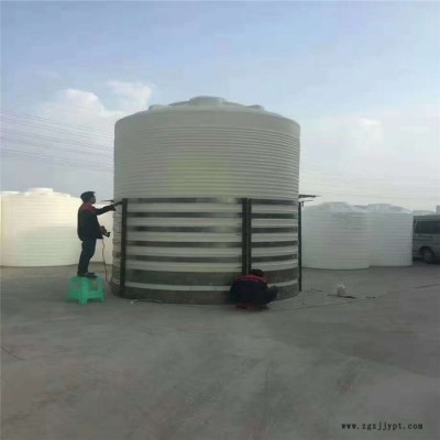 生产厂家30吨塑胶防腐储罐 赛普立式大型塑料罐图7