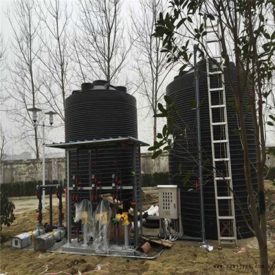 陕西装30方浑水塑料罐/PE防腐储水罐大水桶厂家图7