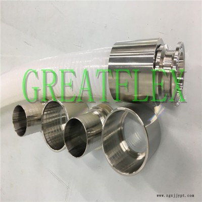 GREATFLEX白色硅胶钢丝四氟PTFE高温高压软管   四氟塑料软管图4