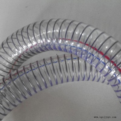 神方 PVC透明无味钢丝增强塑料软管pvc钢丝软管 PVC透明钢丝软管