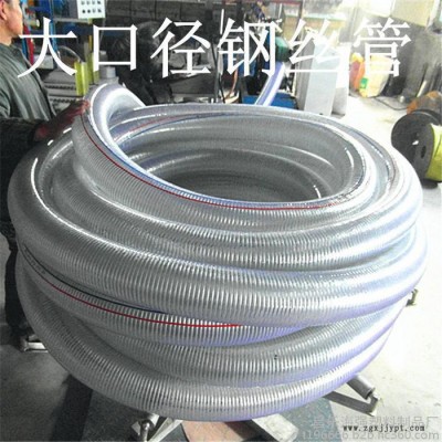 山东潍坊供应塑料软管pvc增强纤维钢丝管透明无味三彩线15*3.5mm可定制规格一手货源图2