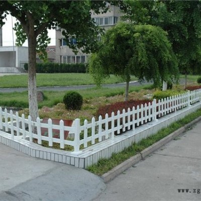 吉安PVC草坪围栏 塑钢花园栅栏 学校小区庭院社区绿化护栏