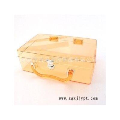 【价廉】6449# 中号 透明手提盒 通用包装塑料展示盒