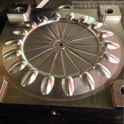 注塑模具设计加工制造商供应一模多腔小勺子模具设计 一次性塑料勺餐匙模具开模价格图6
