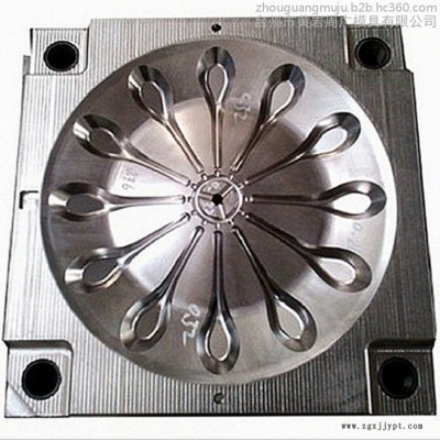 餐具模具设计公司 高精度磨具设备加工半透明PP汤匙模具 勺子塑料模具价格图5