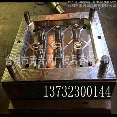 圆盒注塑模具设计 小圆盒模具加工一模多腔热流道系统小圆盒塑料模具图3