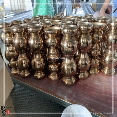 厂家批发不锈钢楼梯柱 餐台脚 彩色葫芦柱 八角 铜水涨模具设计图5