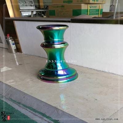 厂家批发不锈钢楼梯柱 餐台脚 彩色葫芦柱 八角 铜水涨模具设计图8