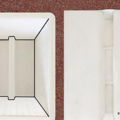 精密塑料模具 集水槽塑料模具50x40x40 水沟注塑模具图2