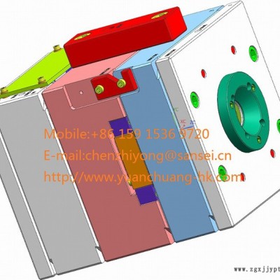 冷流道塑料零件注塑模具图6