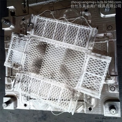 注塑模具生产厂家供应折叠胶筐模具 折叠箱模具 水果筐模具设计 塑料筐模具价格图1