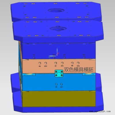 凤记模胚双色模具双色注塑模具图8