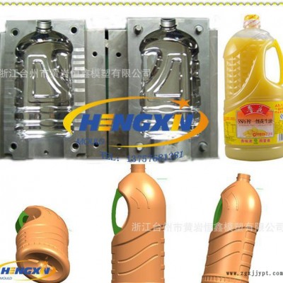 恒鑫 1穴 油瓶模具 （金龙鱼油瓶模具） blowing bottle mold图2