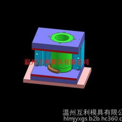 温州压铸工艺与模具设计厂家互利供应 散热片模具直销 品质保证 铸造模图7