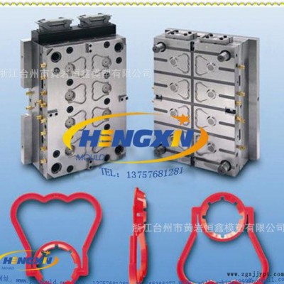 热流道提手模具（油瓶拉环模具mold） 注塑模具 hot runner handle mould图2