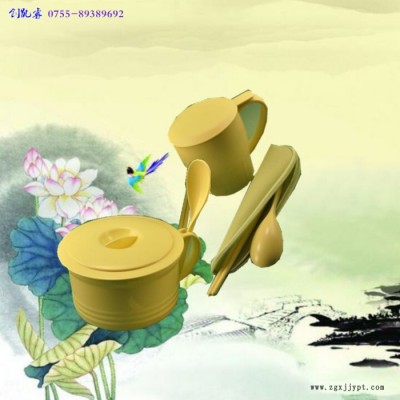 塑料模具设计 开发 PLA餐具塑料外壳定制 电子产品塑胶外壳加工 塑料模具 模具图4