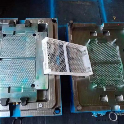周广模具供应塑料篮筐模具折叠周转箱模具储物篮注塑模具 各种款式塑胶篮筐模具欢迎来电咨询图4