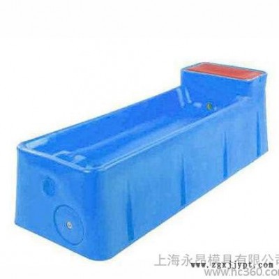 保温畜牧业饮水槽 恒温电加热饮水槽 犊牛岛 多头饮水槽滚塑模具图2