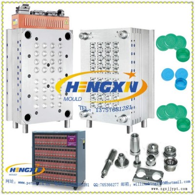热流道瓶坯模具（针阀气封瓶坯模具，注塑模具）热流道管坯模具 hot runner preform mould图3