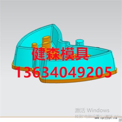 宠物猫砂盆模具 猫咪清洁厕所猫砂铲注塑模具 塑料猫砂铲模具图2