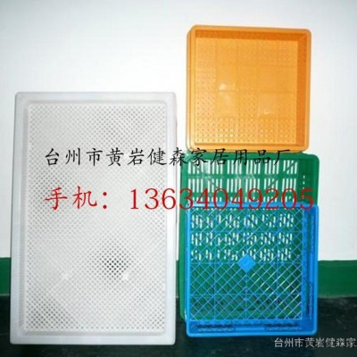 大号超市购物篮周转箱模具 塑料啤酒箱注塑模具 塑料筐模具加工 超市购物篮模具图3