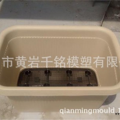 大型花盆模具 阳台果蔬方形花盆模具 黄岩注塑模具图2